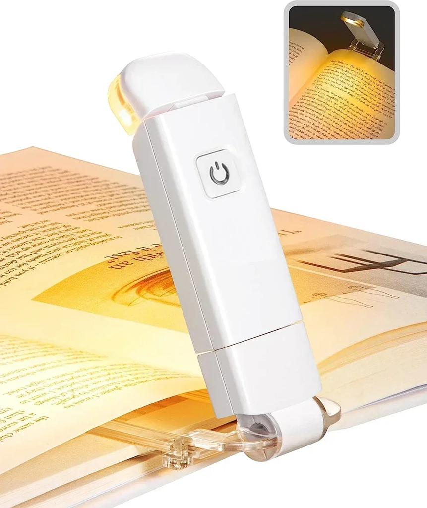 Mini Portable LED Book Light Eye Protection Reading Lamp Flexible Adjustable Direction Battery Learning Desk Lamp Bedroom Light