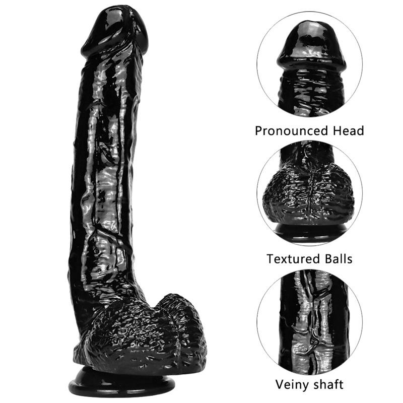 Multi-color Transparent Simulation Dildo Dildo Female Masturbation Device Anal Anal Plug Expansion Anal Big Penis