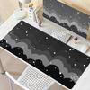 Pink Cloud Desk Mat Kawaii Large Mouse Pad XXL Cute Office Rubber DeskPad Extended Pads Gaming Keyboard Accessories Large Mats