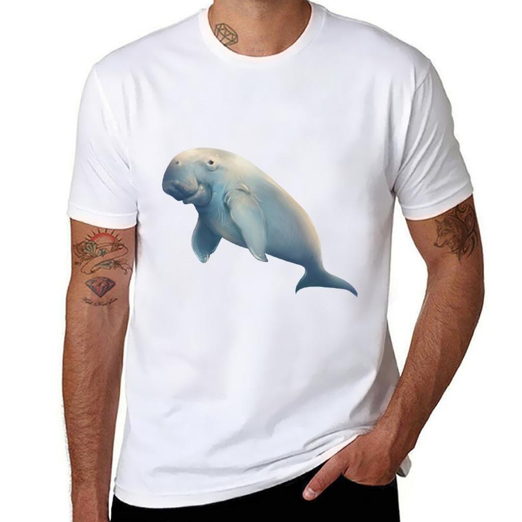 Dugong TShirt Plus Size Basic Short Sleeve Top