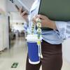 Outdoor Water Bottles Handle Handwovens Flower Cord Drink Bottle Carriers Strap