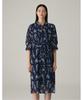 VVOLIVIA Fully Open Shirt-Style Patterned Dress_Vvcoaxm4171