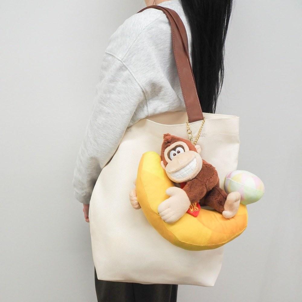 Sanei Boeki Super Mario Donkey Kong Bananza Donkey Kong and Banamondo Large Mascot Plush W25×D14.5×H21cm DB02