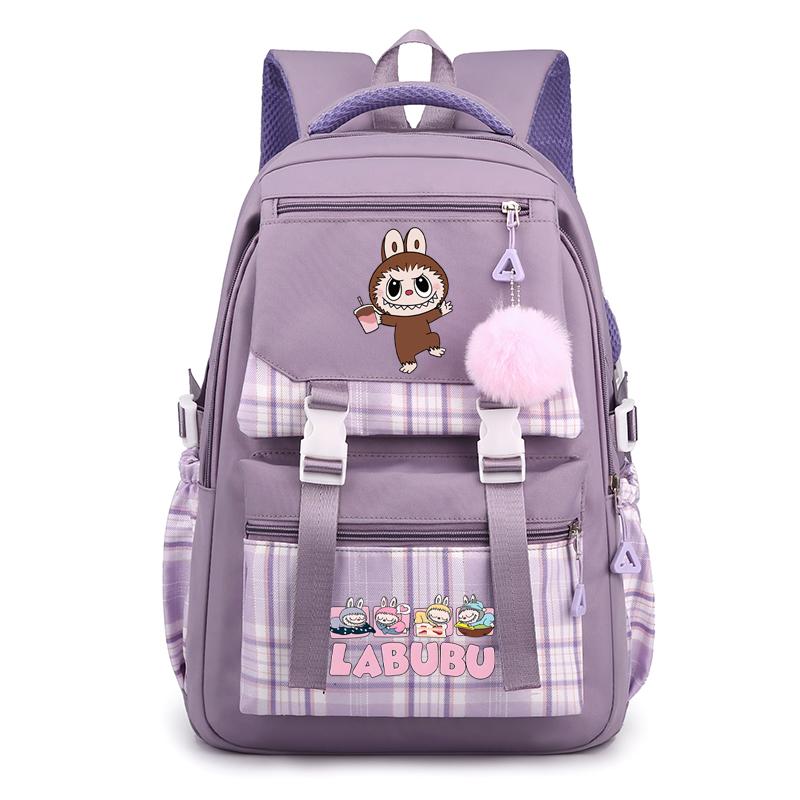 Cute Printed Backpack Large Capacity Waterproof Bookbag Boy Girl Schoolbag Women Travel Bag Kid Birthday Gift Mochila
