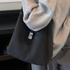 Borsa Semplice per il Pendolarismo, Borsa a Spalla Casual di Grande Capacità, Borsa a Spalla Singola con Tracolla Larga