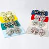 New baby headband, cute printed bow children's headscarf, thin breathable baby hair accessories