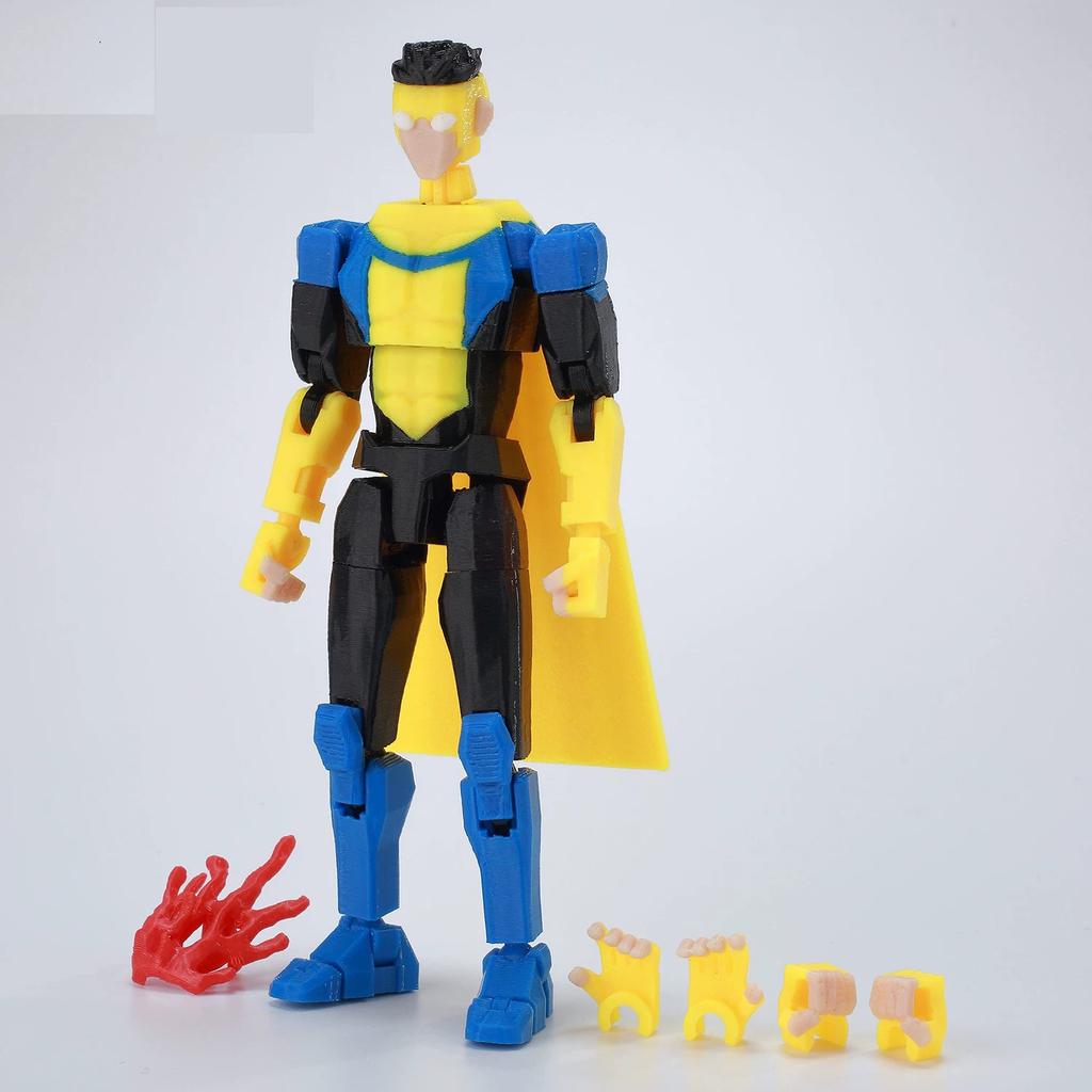 3D-Printed Articulated Action Figures Collectible Toys for Adults And Kids