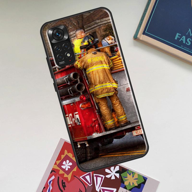 

Firefighter Fire Fireman Case For Xiaomi Redmi Note 14 13 12 11 9 10 15 Pro Plus Redmi 15 15C 14C 13C 12C 10C Cover Redmi 15 4G