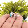Apatite Gemstone 925 Sterling Silver Jewelry Handmade Fashionable Women's Ring RR-8-11