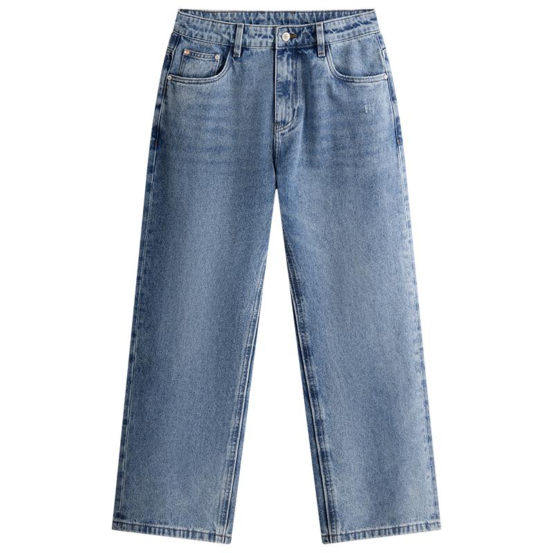 

NVG Джинсы мужские из хлопка деним прямого кроя свободного покроя 32