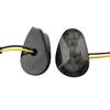Waterproof  LED Flush Mount Turn Indicators for Motorcycles 14 LED Enhanced Brightness ABS PC Construction