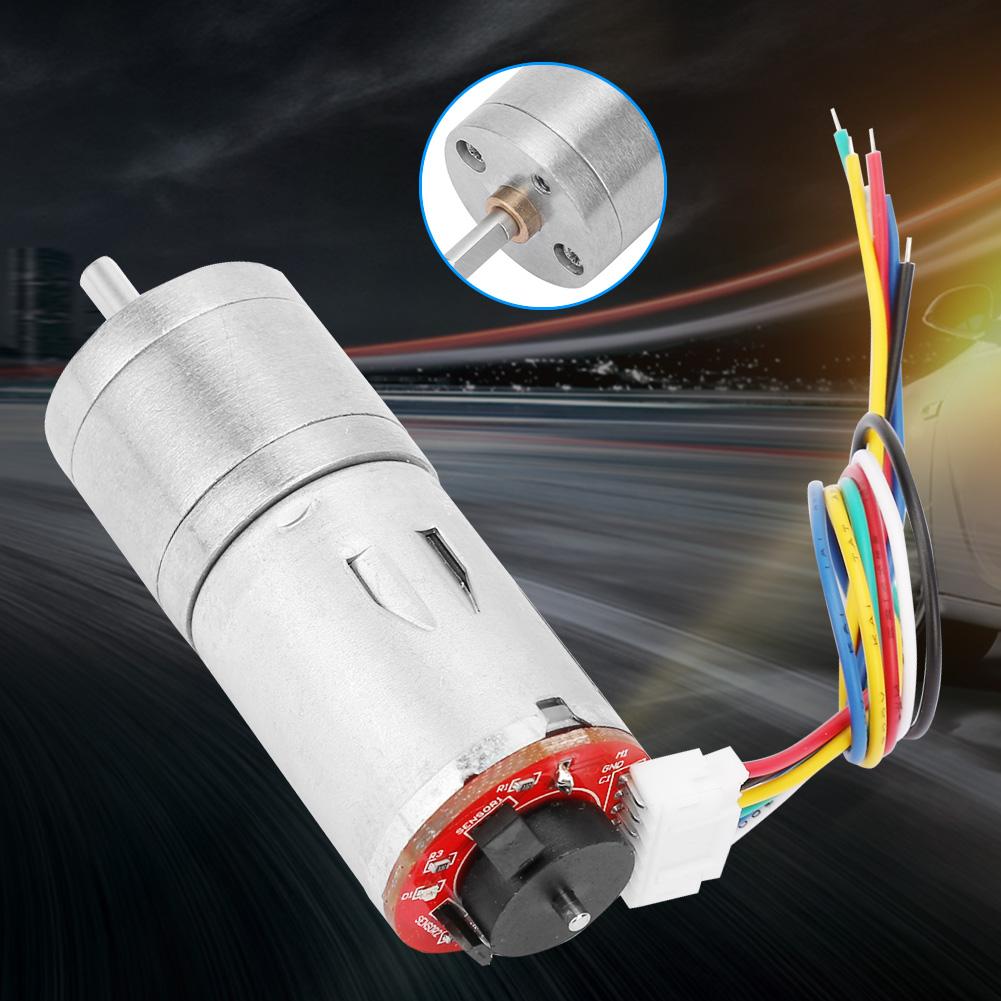 DC 6V Encoder Gear Motor Speed Reduction Motor for Robot RC Car DIY Engine Toy