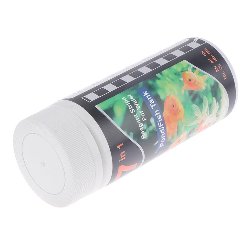 1Pc 7in1 Aquarium Testing Kit for Freshwater Saltwater Pond Test Strips Fish Tank Fresh And Salt Water