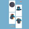 Kids Wetsuit Warm Sun Protection Long Sleeve 2.5mm Neoprene Toddler Surfing Wetsuit for Girls Boys Swimming Diving Snorkeling Size 10