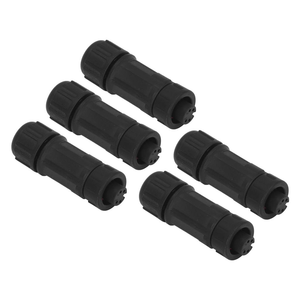5Pcs Industrial Waterproof Connector 4 Pin IP67 Electrical Aviation Wire Cable Quick Plug E7 Buckle