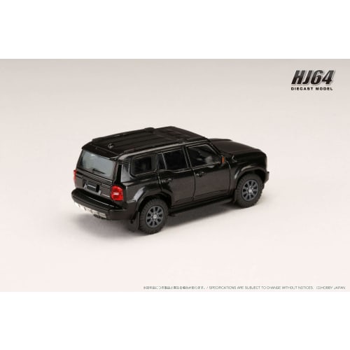 Hobby Japan HJ64 1/64 Scale Toyota Land Cruiser 250 (LHD) Black Finished Model HJ644081BK