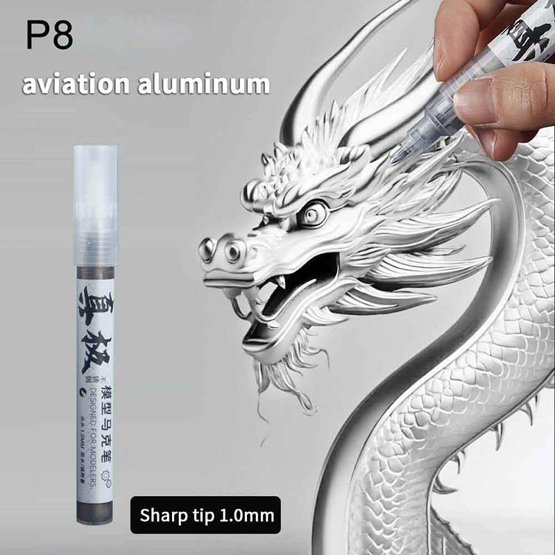 

8 Цветов Металлический Маркер 1ММ DIY Светоотражающая Краска Перманентный Золотой Серебряный Маркер Подкраска Школа Модель Живопись Маркировка