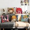 Horror The Promised Neverland Cushion Cover Cushion Cover Set 4Pcs 50X50 45X45 40X40 Pillowcase Decorative Sofa Home Decor