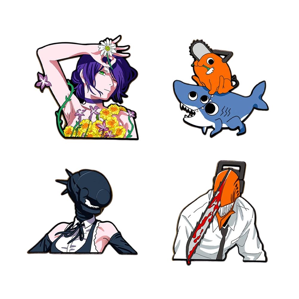 Anime Cartoon PCS Enamel Pins Custom Brooches Lapel Badges Animal Funny Jewelry Gifts for Kids Friends
