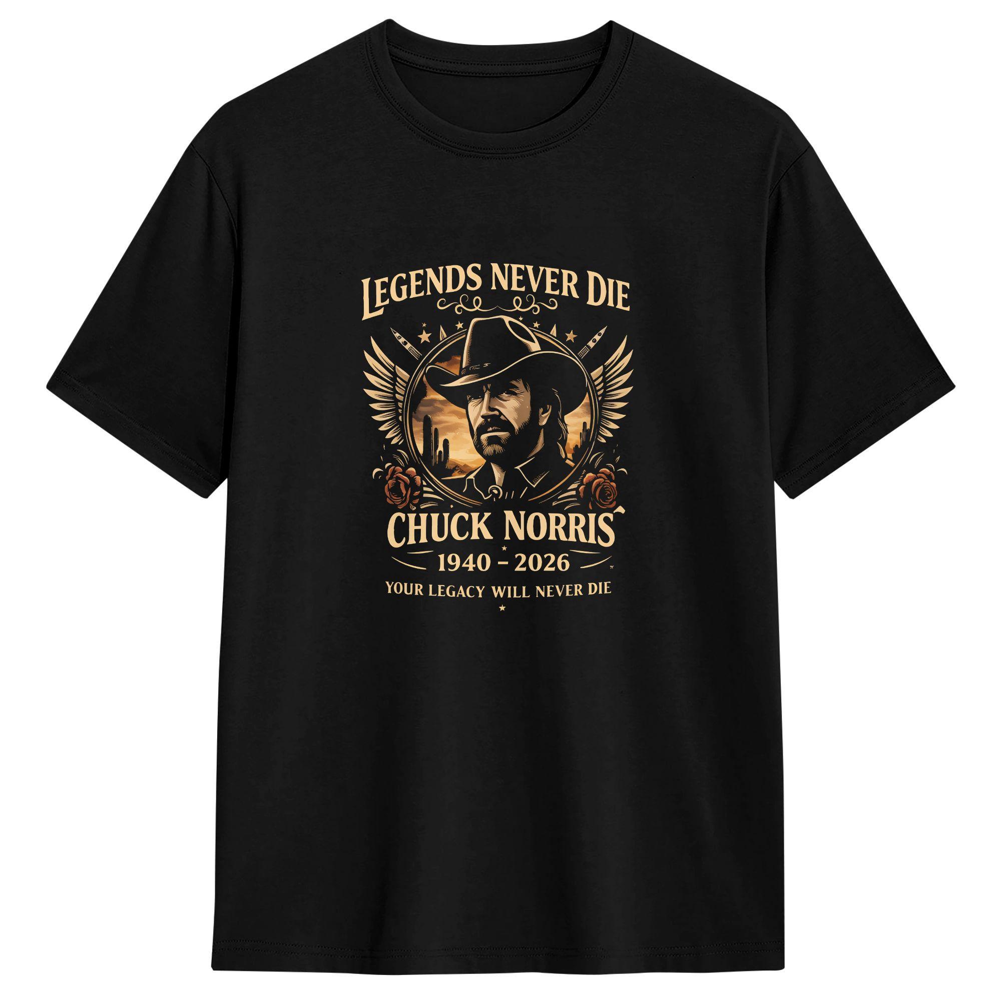 Oversized TShirt Beach Chuck Norris Hippie T Shirts 100 Cotton Tshirt for Unisex Aesthetic Short Sleeve Tees S