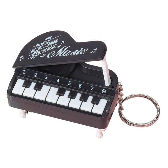 

Детское мини-электронное пианино, музыкальная интерактивная портативная сумка, украшение, подвесной кулон, брелок для ключей, пианино, рабочий палец, пианино, детский подарок чёрный