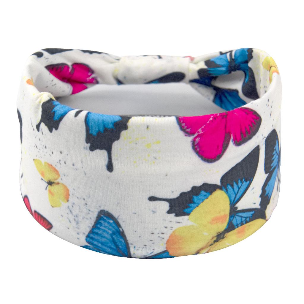 Bohemian Cashew Yoga Übung Stirnband Anti Schweiß und Feuchtigkeit Absorbieren Elastische Baumwolle Stirnband Knoten Stirnband