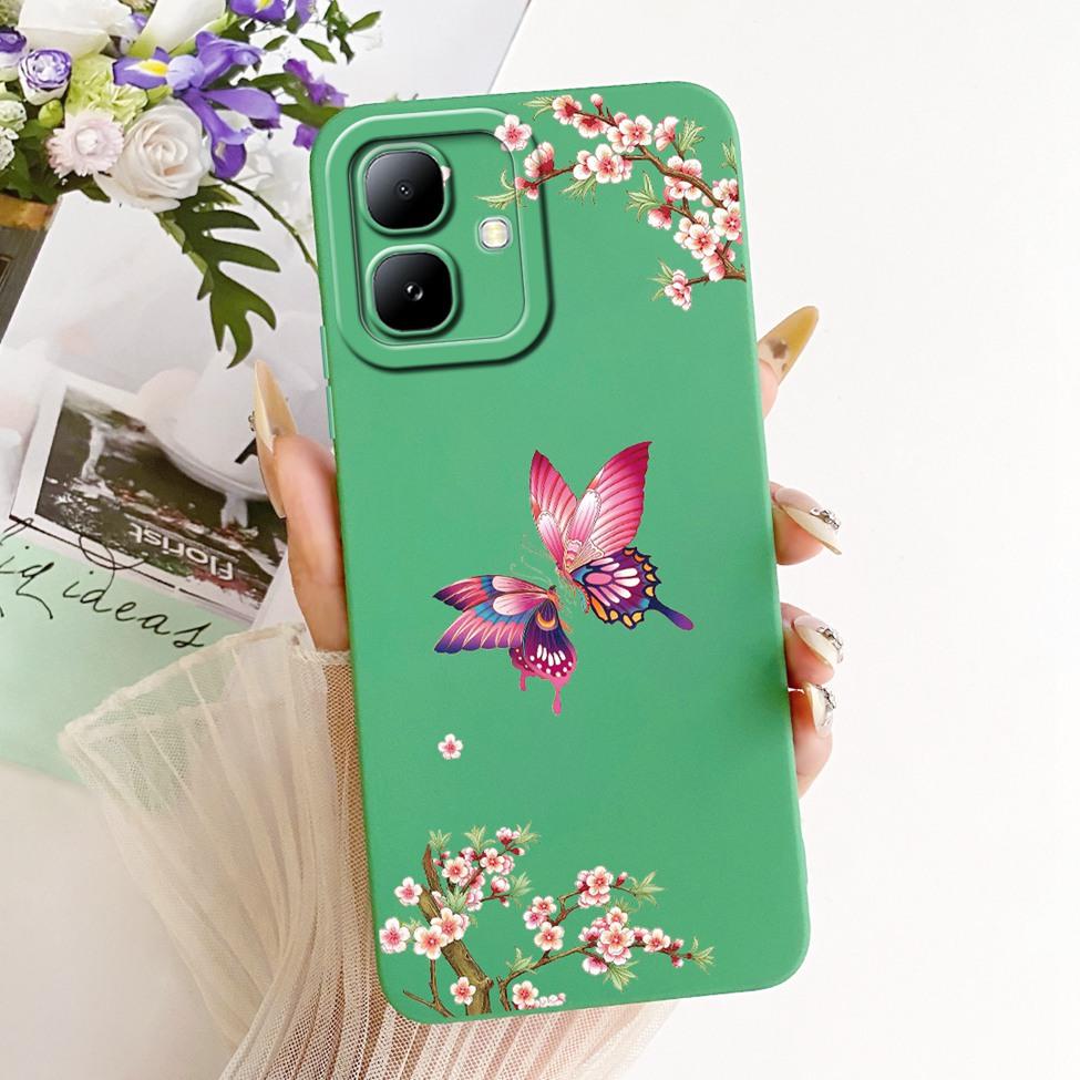 For Infinix Smart20 X6840 X6840B Phone Case For Infinix Smart 20 Cover Luxury Fashion Cute Cartoon Funny Painted Silicone Casing