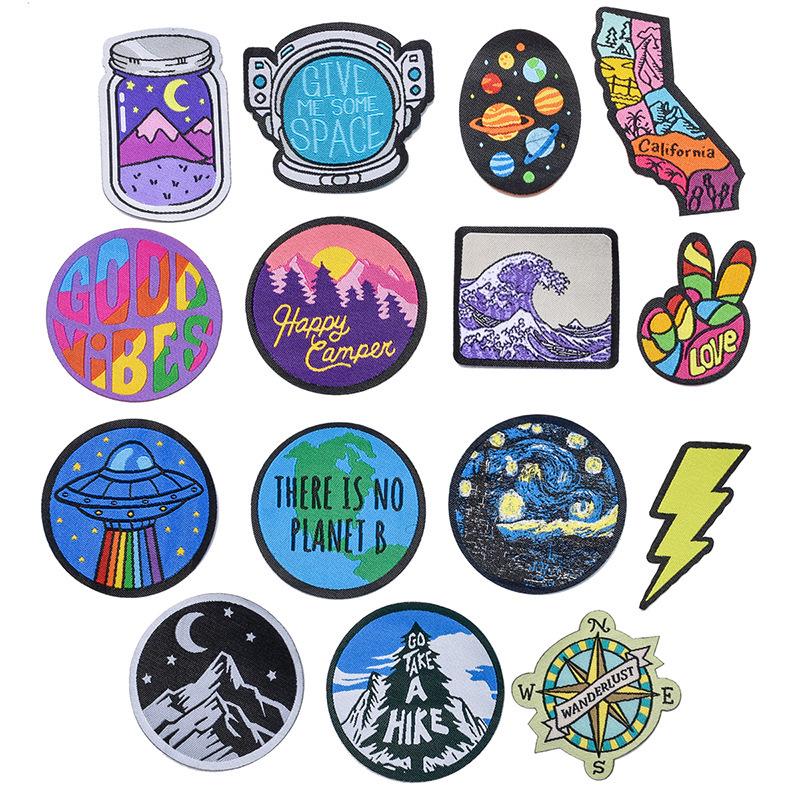 Junle Iron-On Woven Label & Cloth Patch Set