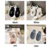 Women's Versatile Fuzzy Rhinestone Slippers - Warm Cotton for Autumn/Winter, Stylish for Home or Outdoor Use.