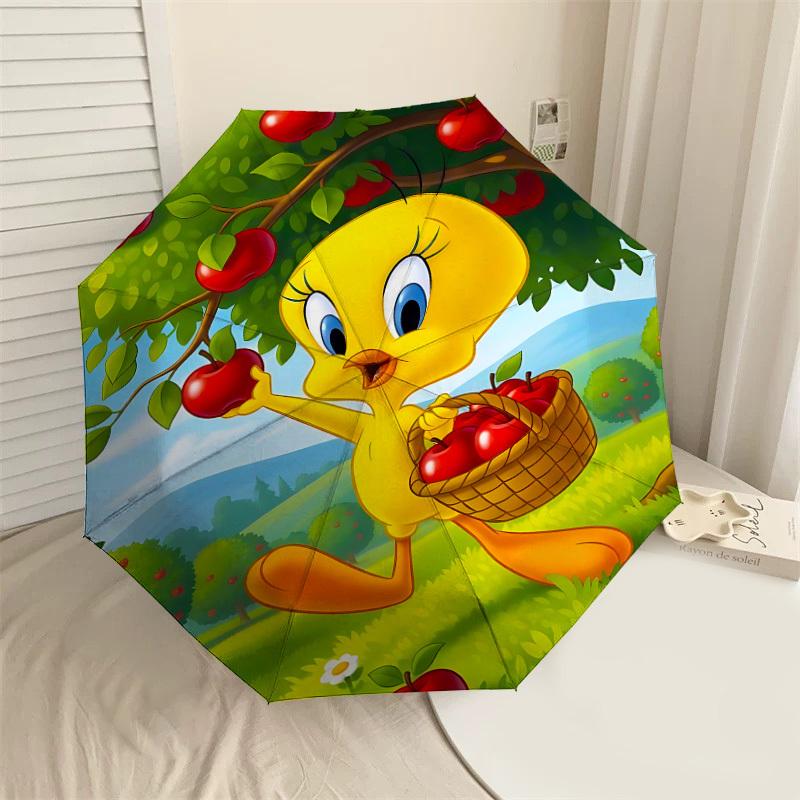 

1PC Warner apple picking Automatic Open/Close Umbrella with Windproof, 101-Rib Sturdy Canopy, Durable Ribs1318A
