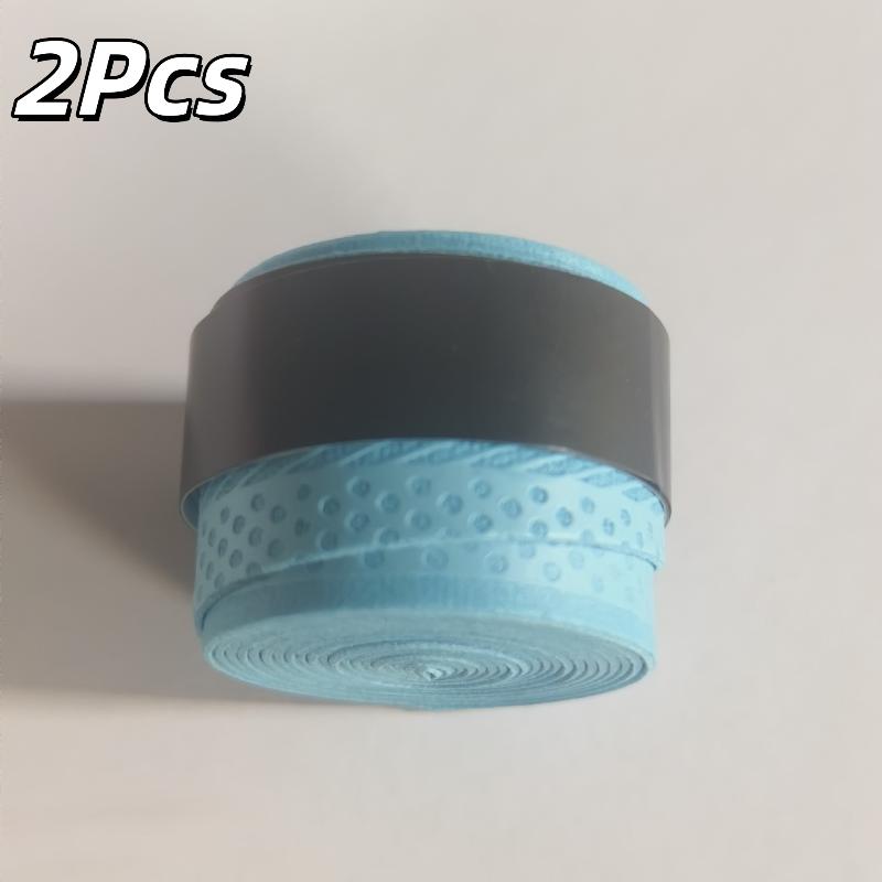 2Pcs Tennis Racket Overgrip Sweat Band Absorption Grip Pu Badminton Racket Handle Grip Tennis Griptape Padel Racket Grip