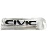 Honda Civic 3D Metal Car Stickers Side Fender Badge Styling Rear Trunk Emblem Decal 2011-2024 Exterior Accessories