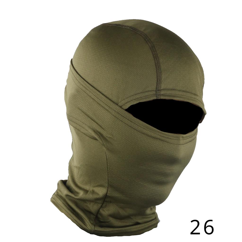 Outdoor Camouflage Camo Balaclava Army Tactical Military Ski Full Face Mask Motorcycle Bicycle Caps Full Face Mask 27 COLORS