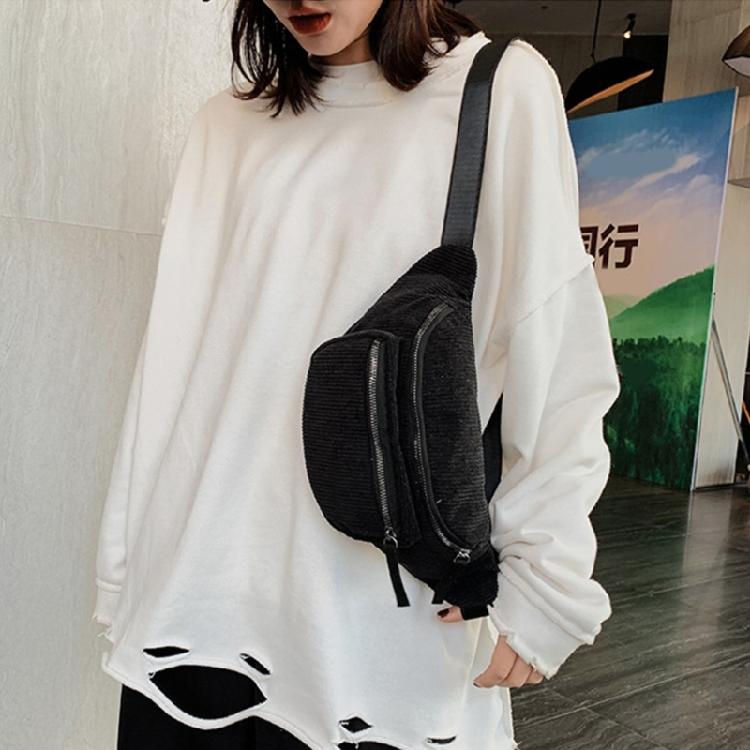 Crossbody Fannys Pack with Zipper Pockets,Belt Bag Fannys Pack Crossbody Bags for Women Everywhere Belt Bag Bum Bag