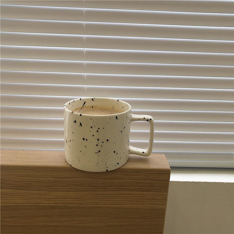 Ceramic Mug Creative Design Nordic S Square Handgrip Cups Ins Coffee Milk Tea Drinkware For Home