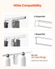 Automatic Curtain Opener, APP and Remote Control, Hub Included, Electric Smart Curtain Opener Compatible with Alexa and Google Home, Timed Opening and