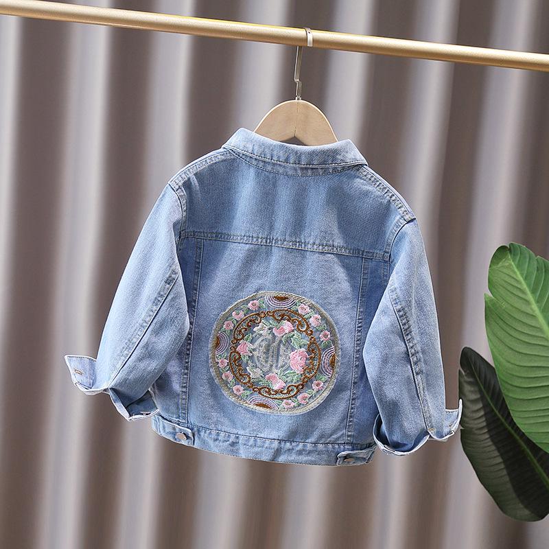 Fashionable Girls' Denim Jacket for Spring/Autumn 2025 - Stylish Children's Top