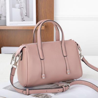 Natural Fall First Layer Cowhide Shoulder Messenger Women's Bag Large Capacity Fashion Versatile Simple Zipper Tote Bag Soft Leather