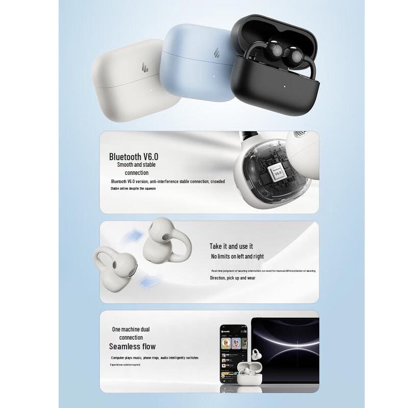 Edifier Comfo Clip Q2 Open-Ear Bluetooth Earphones