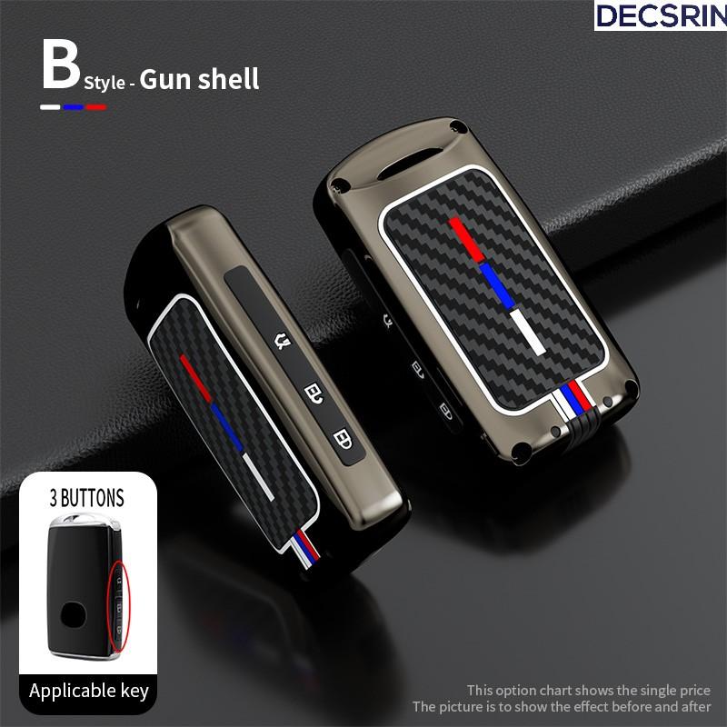 Zinklegierung Autoschlüsselhülle Abdeckung Schutzhülle Schlüsselanhänger Für Mazda 3 Alexa CX4 CX5 CX-5 CX8 CX-30 CX30 2019 2020 Fernbedienungsschlüssel Schutz