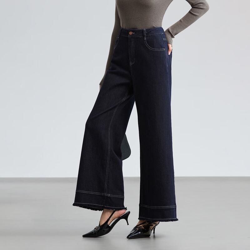 FivePlus Women's Straight-Leg Wide-Leg Jeans