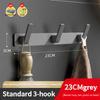 YUNJIEYA Black/White Door Hooks Clothes Hook Hanger Shelf Organizer Storage Shelf Shower Wall Rack Kitchen Bathroom Accessories