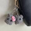 Sad Hamster Violin Song Plush Bag Charm Funny Cute  Accessories Gift for Girlfriend Bag Charm