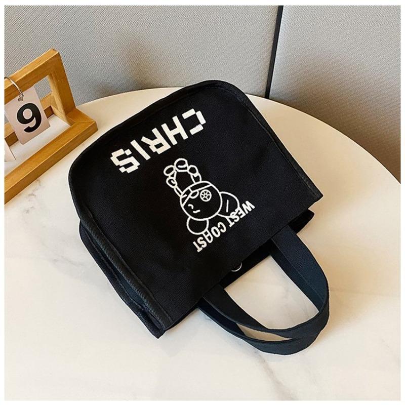 

Bucket type tote canvas bag, simple and versatile, portable lunchbox bag, large-capacity handbag, super Width 26 Height 21 Bottom thickness 14cm чёрный