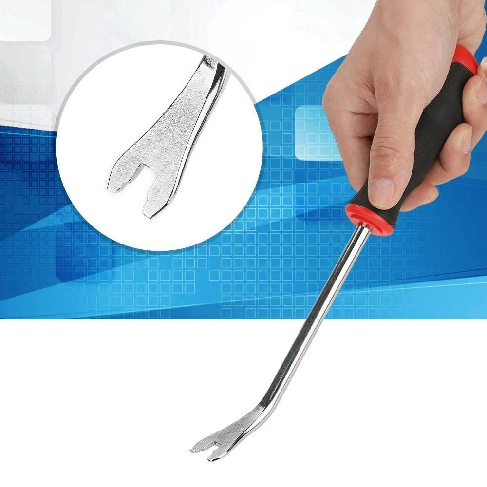 Chrome Vanadium Steel Car Door Panel Fastener Nail Puller Fastener Screwdriver  Open Pry Tool