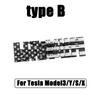 Distintivo Emblema Decalcomania Adesivo Metallo 3D Lettera Coda per Tesla Model 3/Y/S/X Plaid Bagagliaio Portellone Parafango Accessorio Auto Decalcomania Carrozzeria