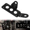 Motorcycle Tail License Plate Bracket Side Mount Adjustable Slotted Aluminum Plate Bracket for Clean Custom Rear End Layout Projects