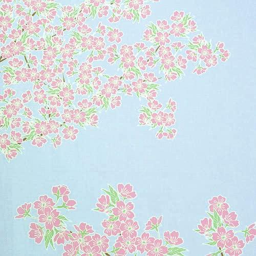 Anbo Dyeing Hand Towel "Cherry Blossoms In Full Bloom In the Sky" Authentic Dyed 100% Cotton Tokuoka, Made In Japan, 35cm X 100cm