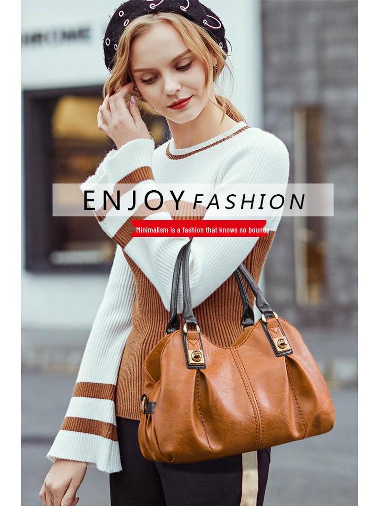 Retro třídílný set pro matku a dceru 2024: Evropská a americká módní kabelka, taška přes rameno, crossbody taška.