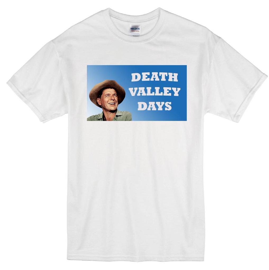 DEATH VALLEY DAYS RONALD REAGAN KLASSISCHER WESTERN-ANTHOLOGIE-TV WEISSES T-Shirt Oberteile T-Shirts Unisex